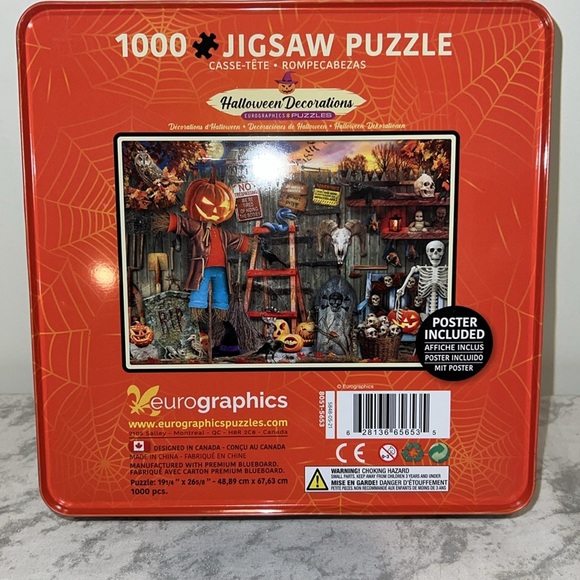 NIB Halloween Decorations Eurographics Puzzle - Picture 2 of 3